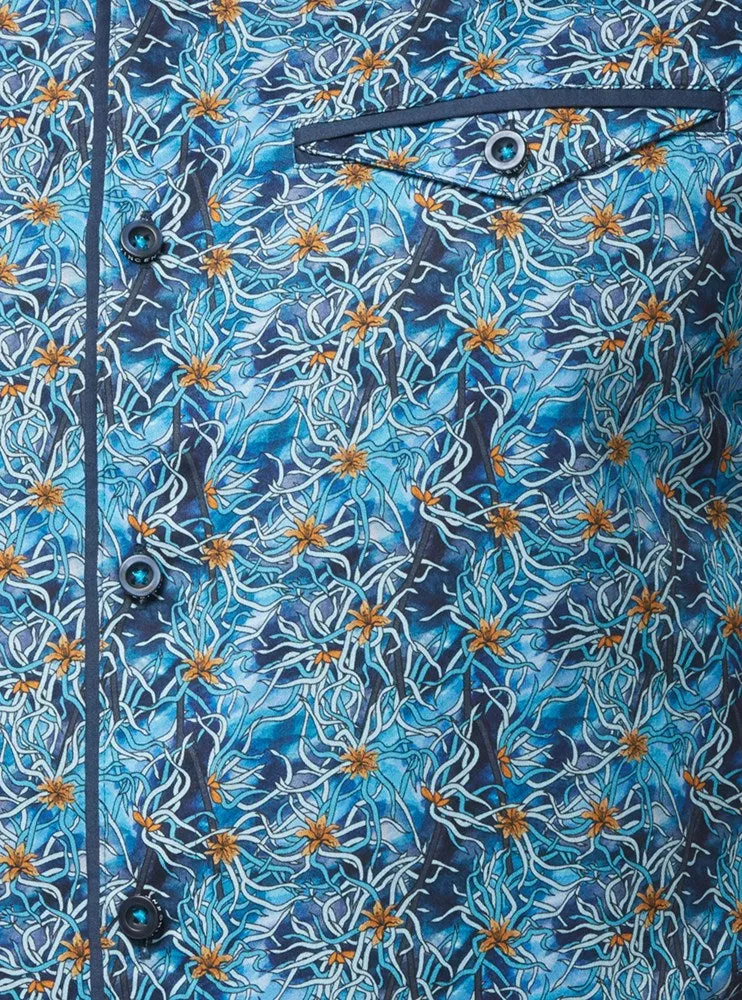 Men's casual short sleeve shirt