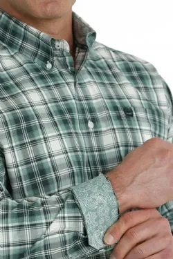 Men's Cinch PLAID BUTTON-DOWN LONG SLEEVE WESTERN SHIRT