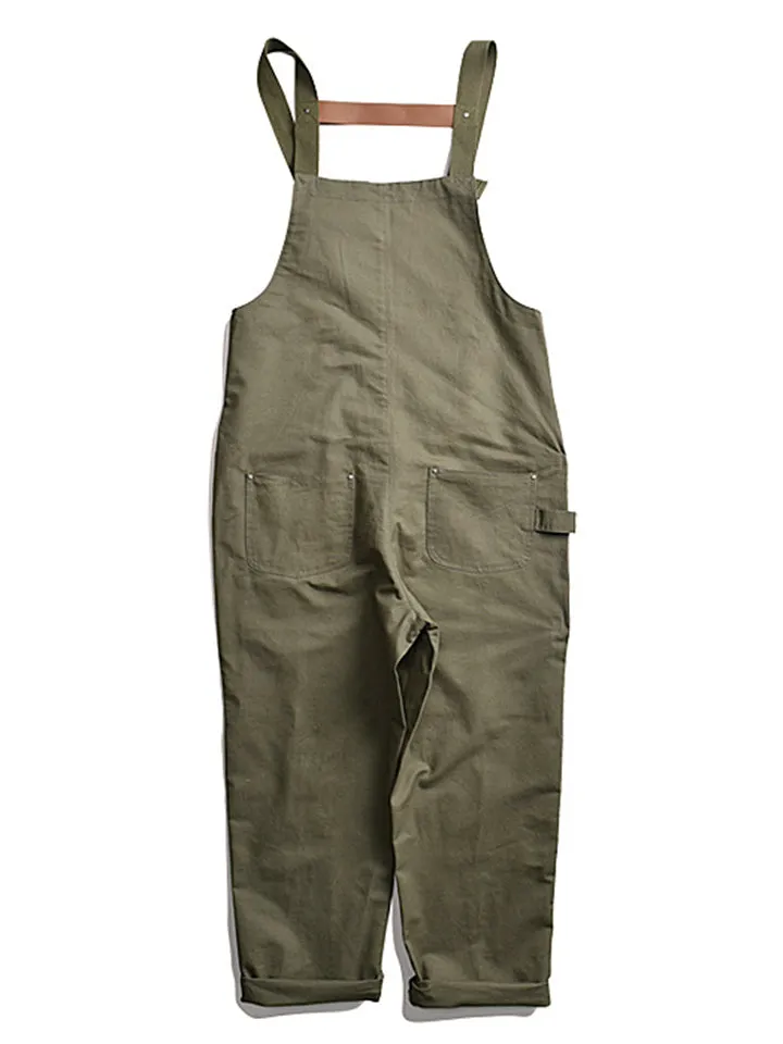 Men's Cool Street Style Multi-Pocket Cargo Jumpsuit