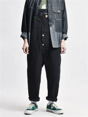 Men's Cool Street Style Multi-Pocket Cargo Jumpsuit
