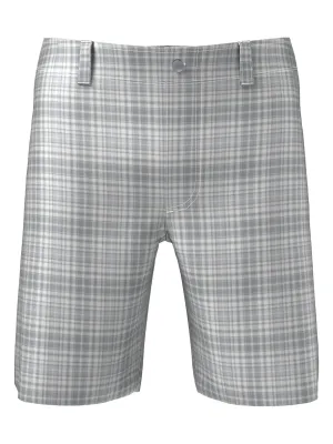 Men's Flat Front Plaid Golf Short