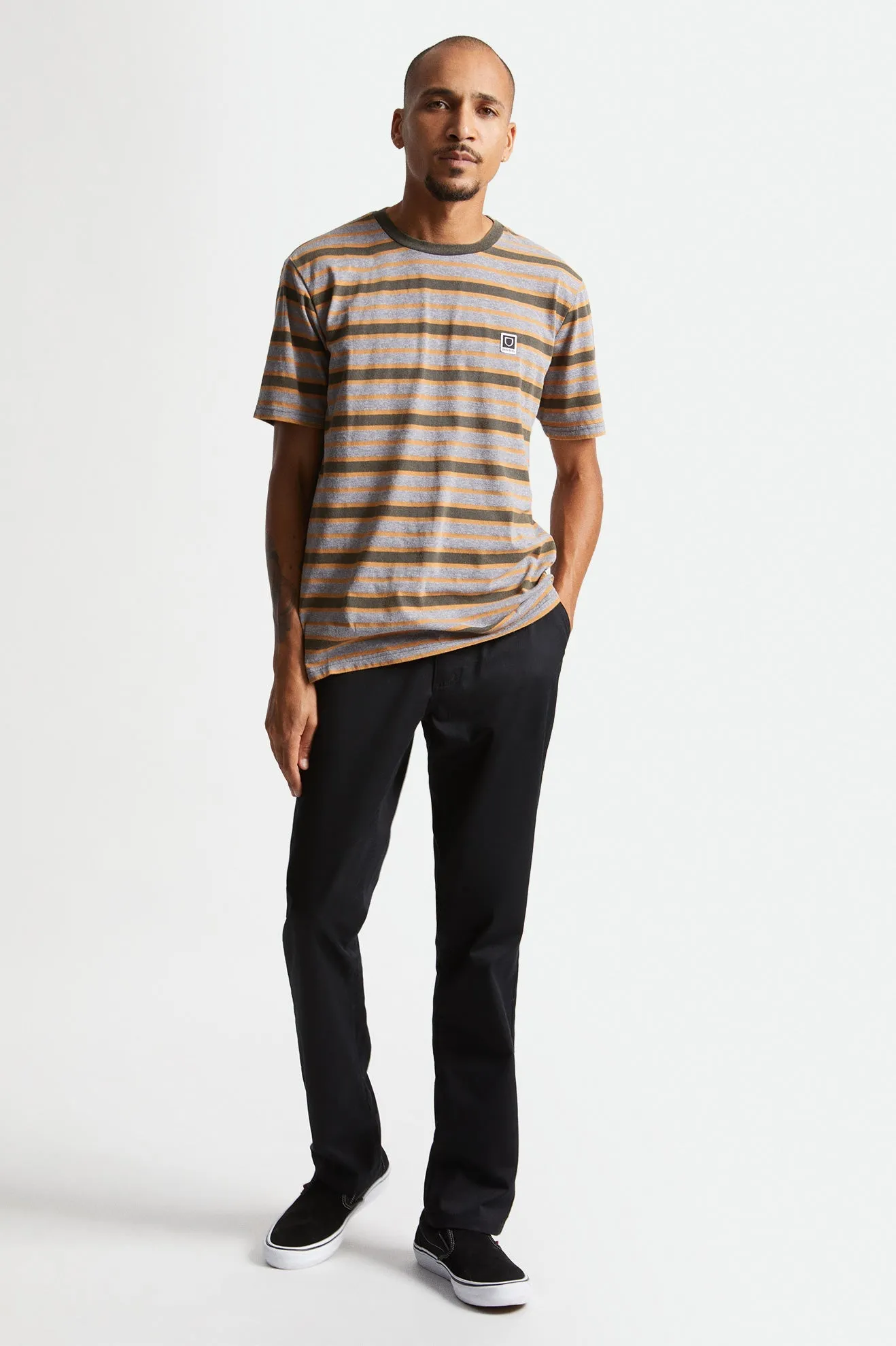 Men's Hilt Multi Stripe S/S Knit