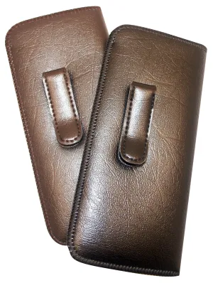 Men's Large Slip-In Eyeglass Case with Clip