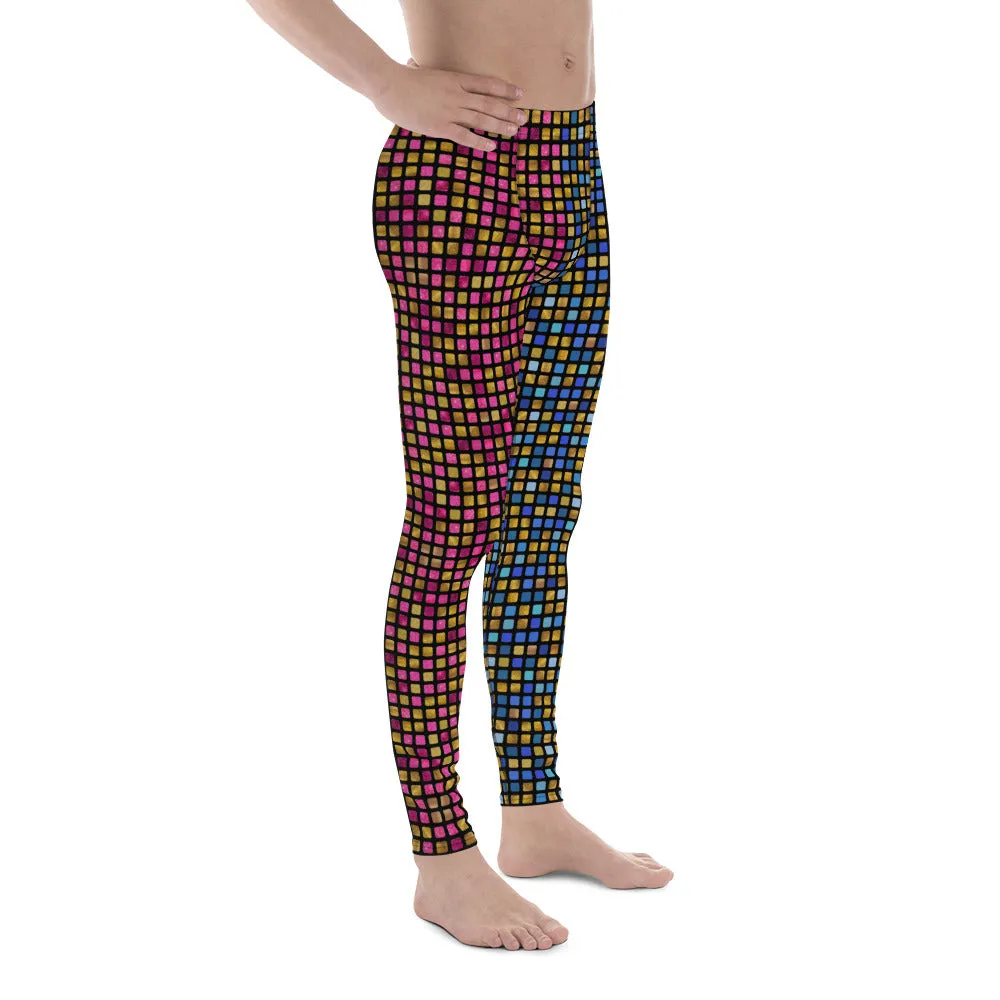 Mens Leggings, EDM Rave Glitter