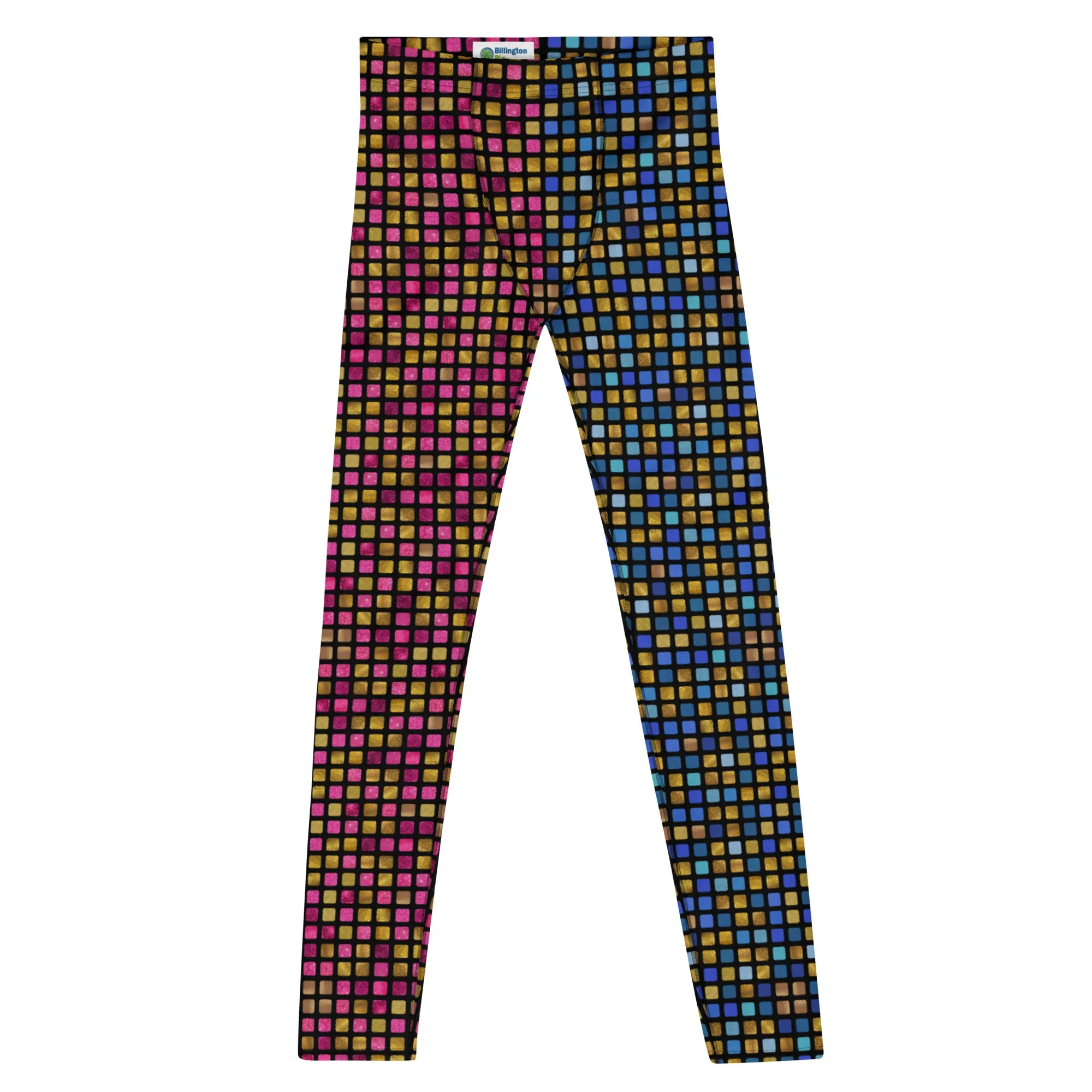 Mens Leggings, EDM Rave Glitter