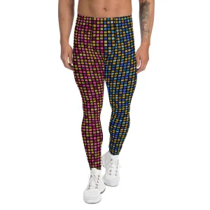Mens Leggings, EDM Rave Glitter