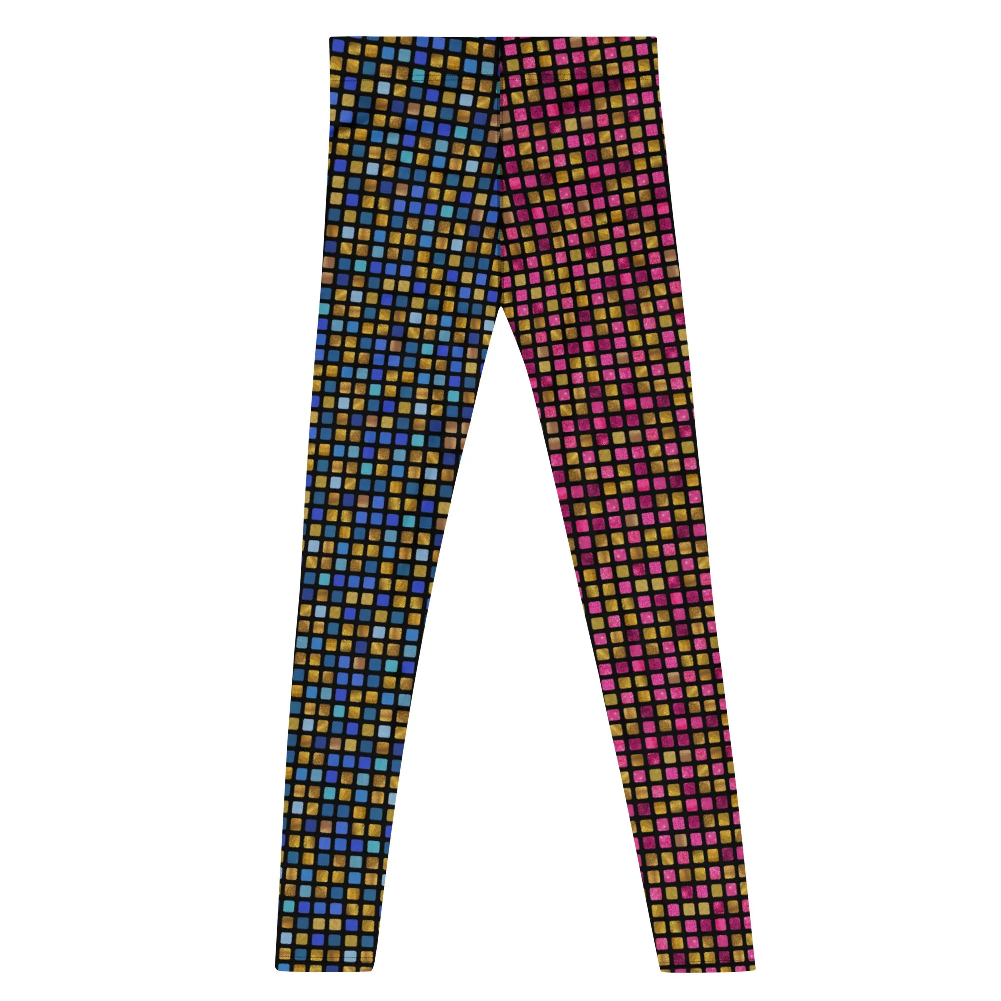 Mens Leggings, EDM Rave Glitter