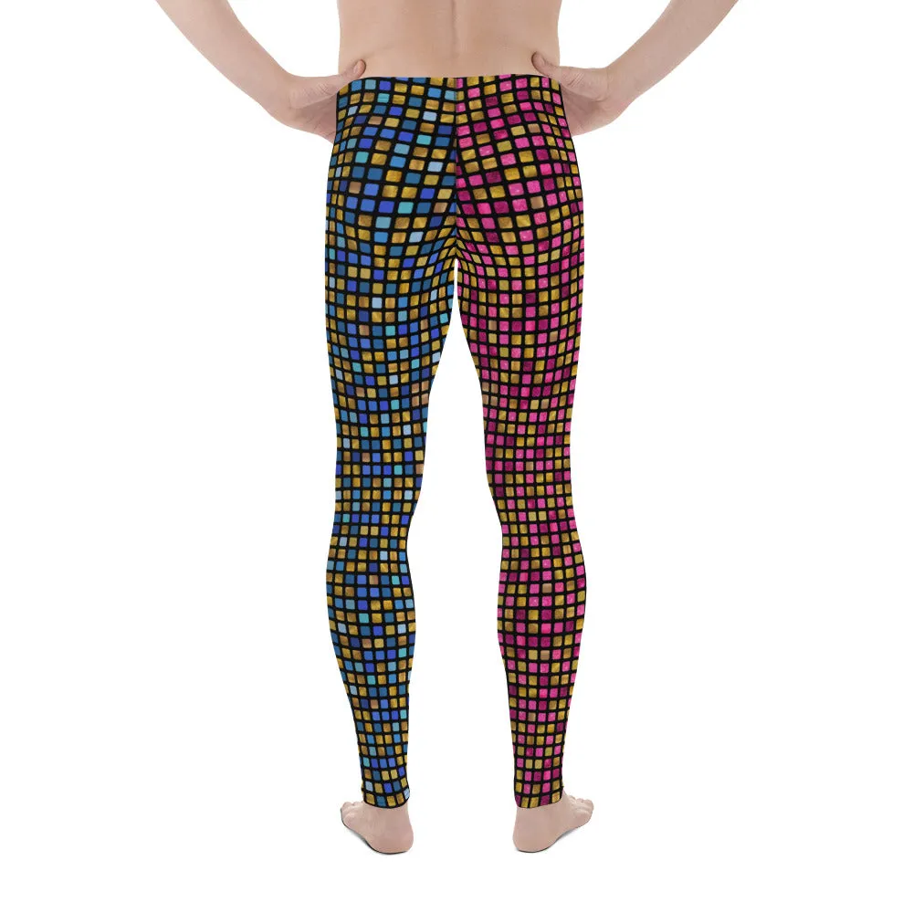 Mens Leggings, EDM Rave Glitter