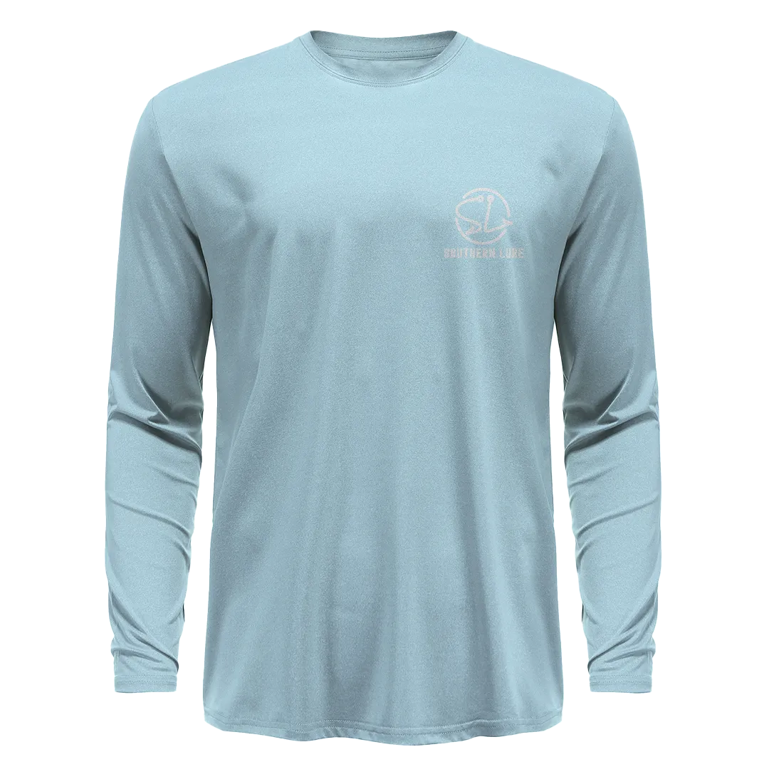Men's Long Sleeve UV50 Performance - Solid - Sky Blue