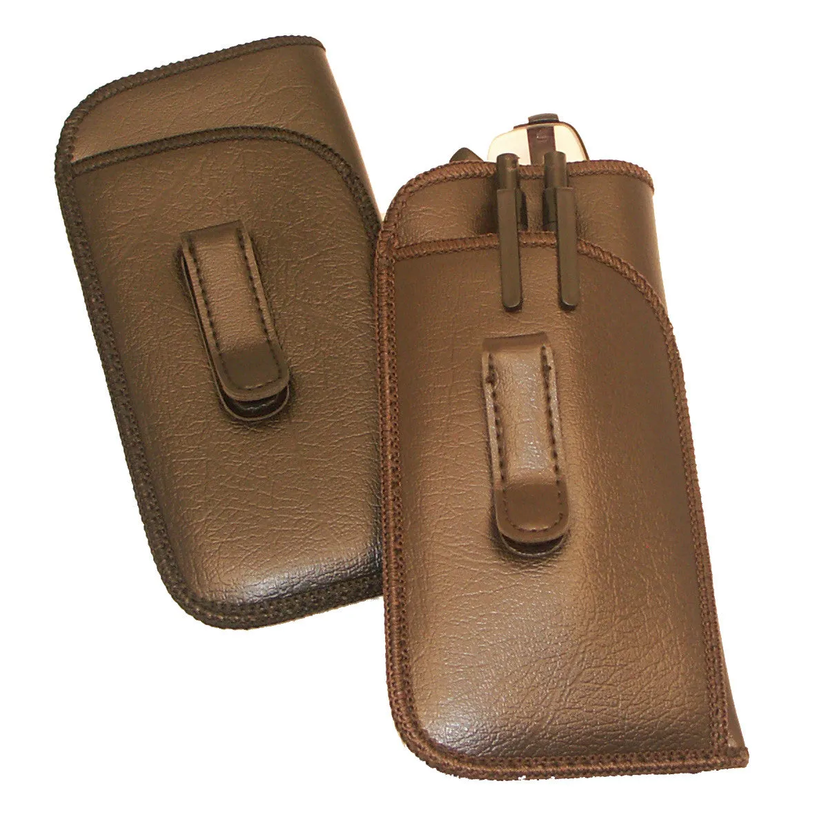 Men's Medium Slip-In Pen/Pencil Eyeglass Case with Clip
