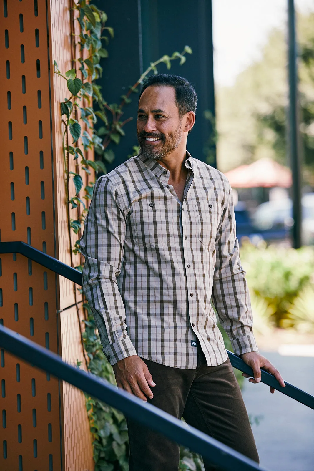 Men's Midtown Long Sleeve Woven Shirt