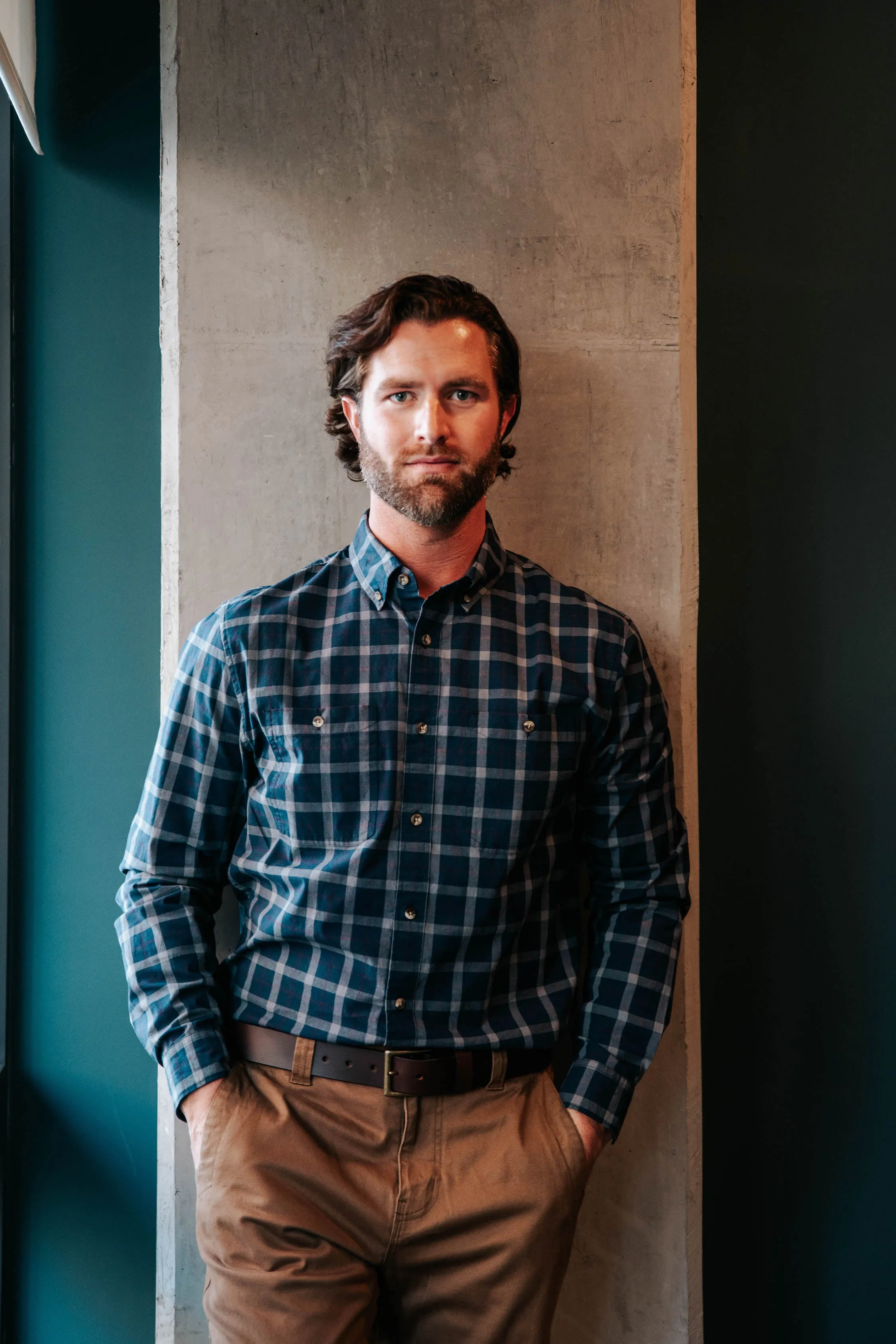 Men's Midtown Long Sleeve Woven Shirt