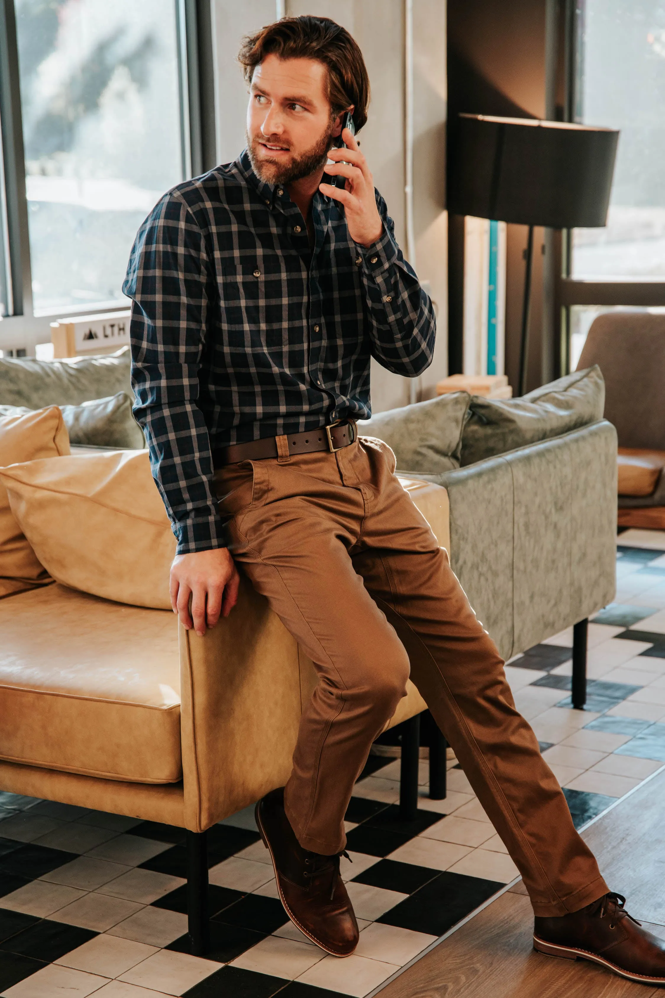 Men's Midtown Long Sleeve Woven Shirt