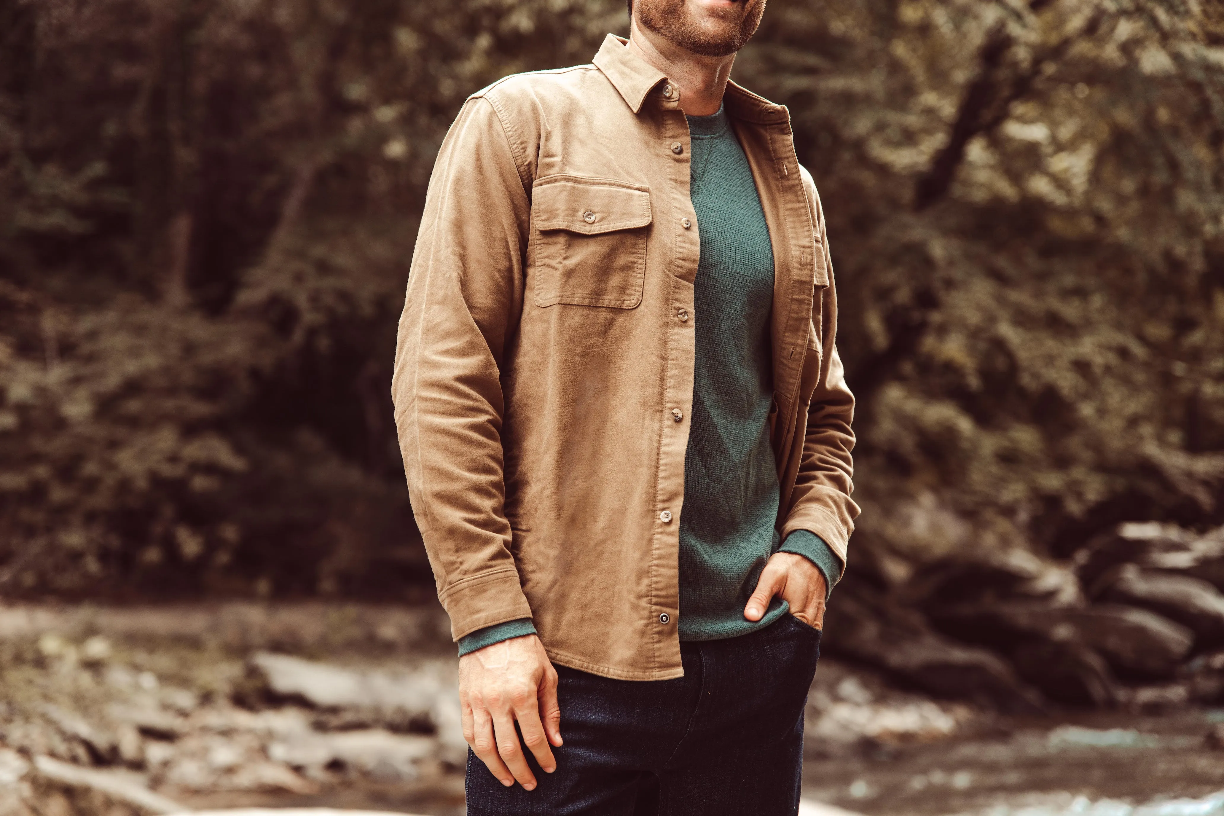 Men's Moleskin Shirtjac
