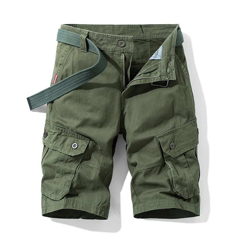 Men's Multi-Pocket Shorts | Casual Workwear Five-Point