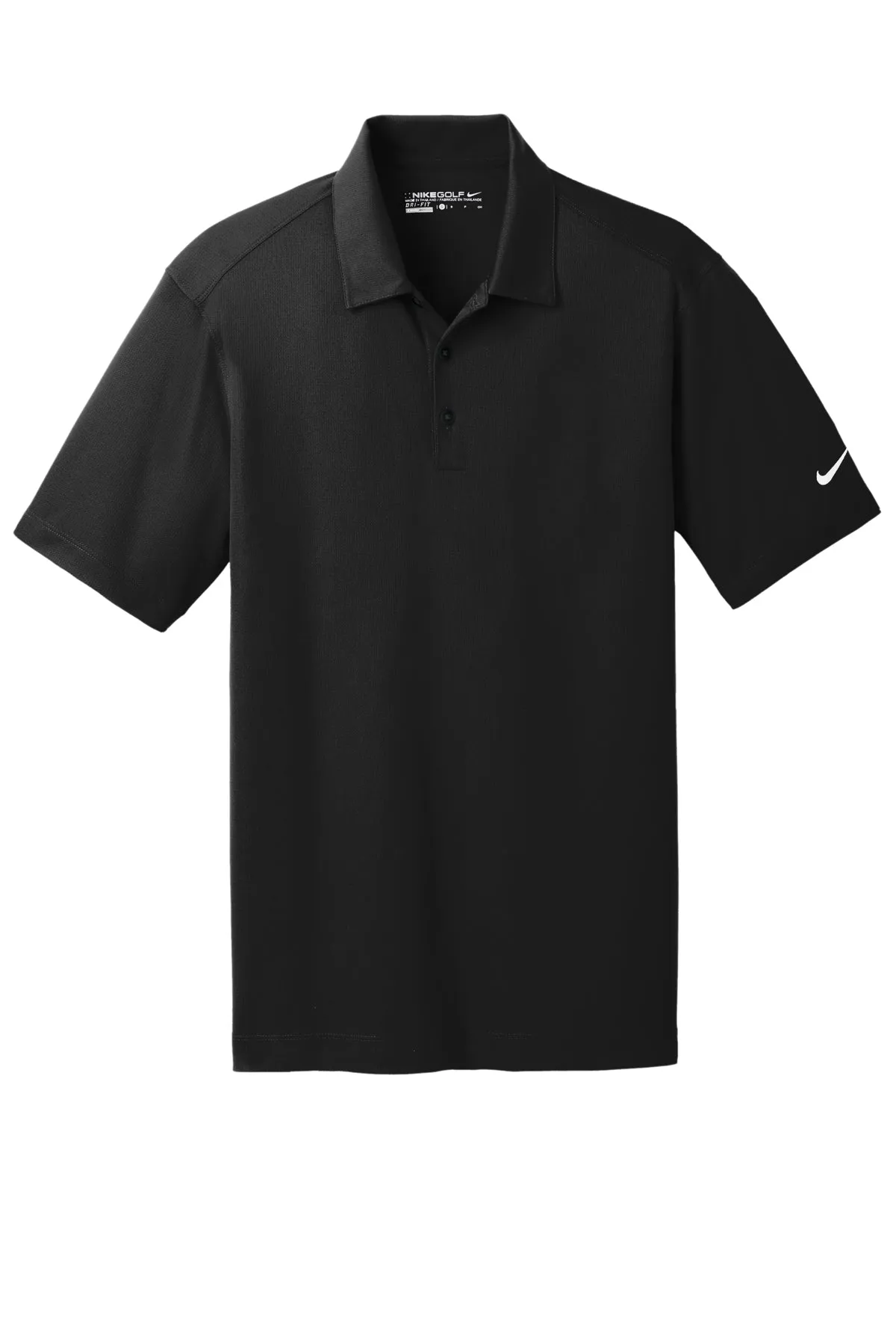 Men's Nike Dri-FIT Vertical Mesh Polo - Black