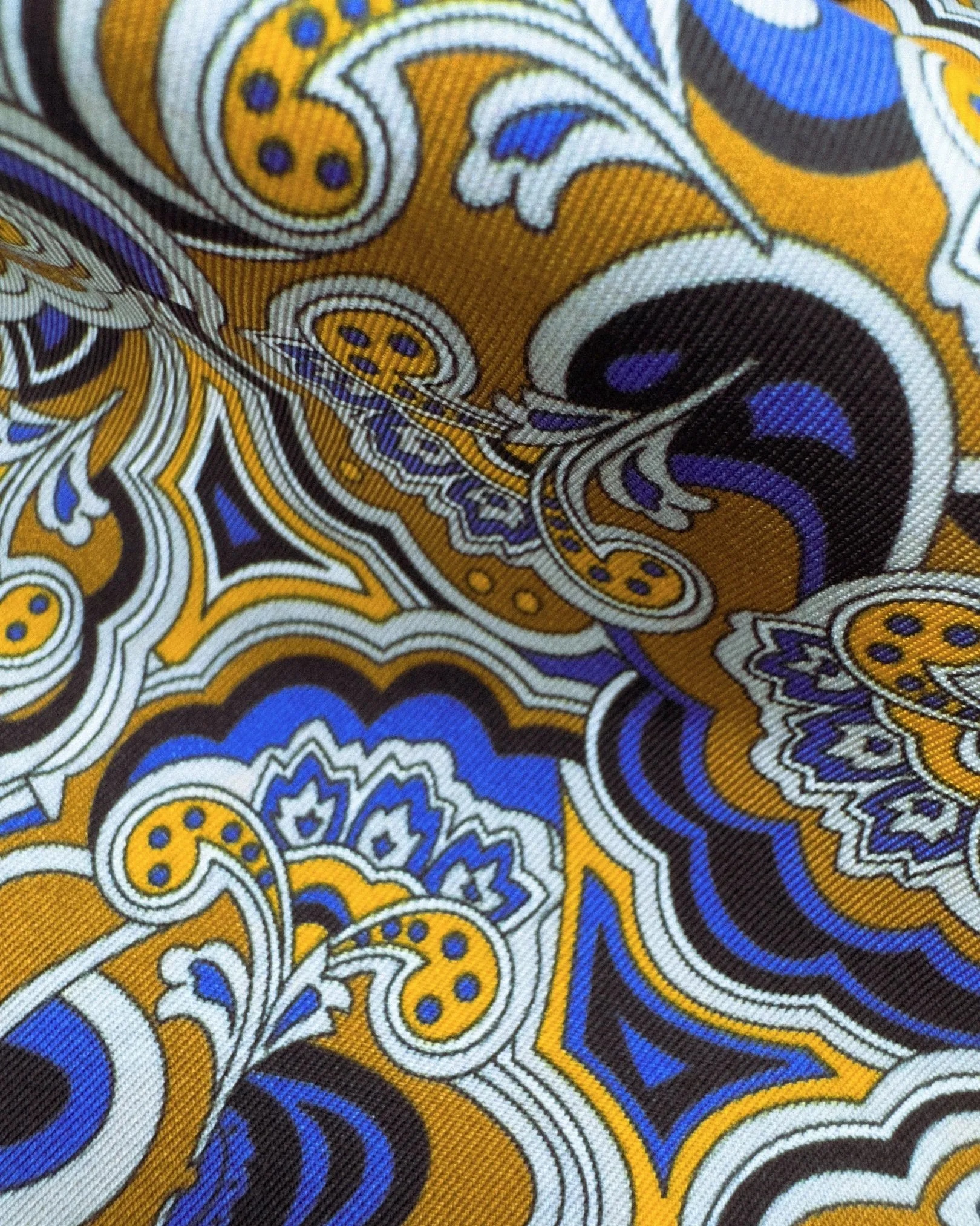 Men's Silk Paisley Scarf - The Odaiba