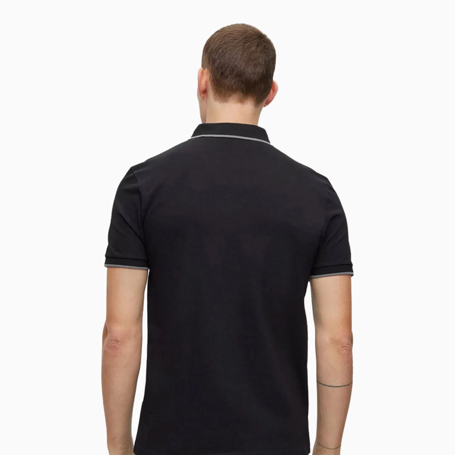 Men's Stretch Cotton Slim With Logo Patch Outfit