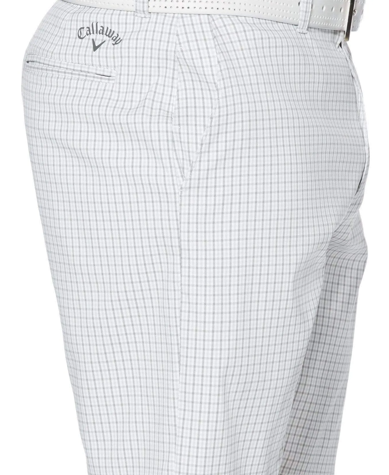 Mens Stretch Mini Gingham Short