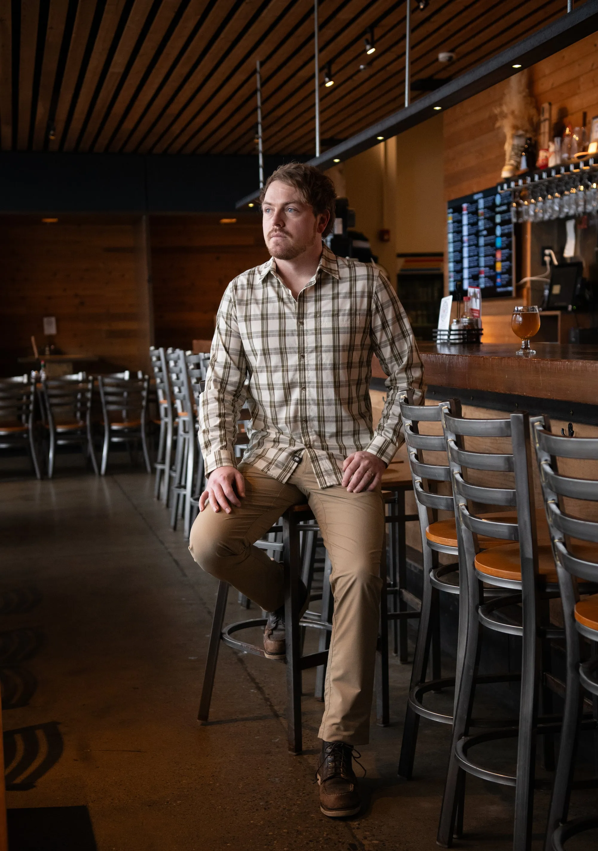 Men's Sutton Long Sleeve Woven Shirt