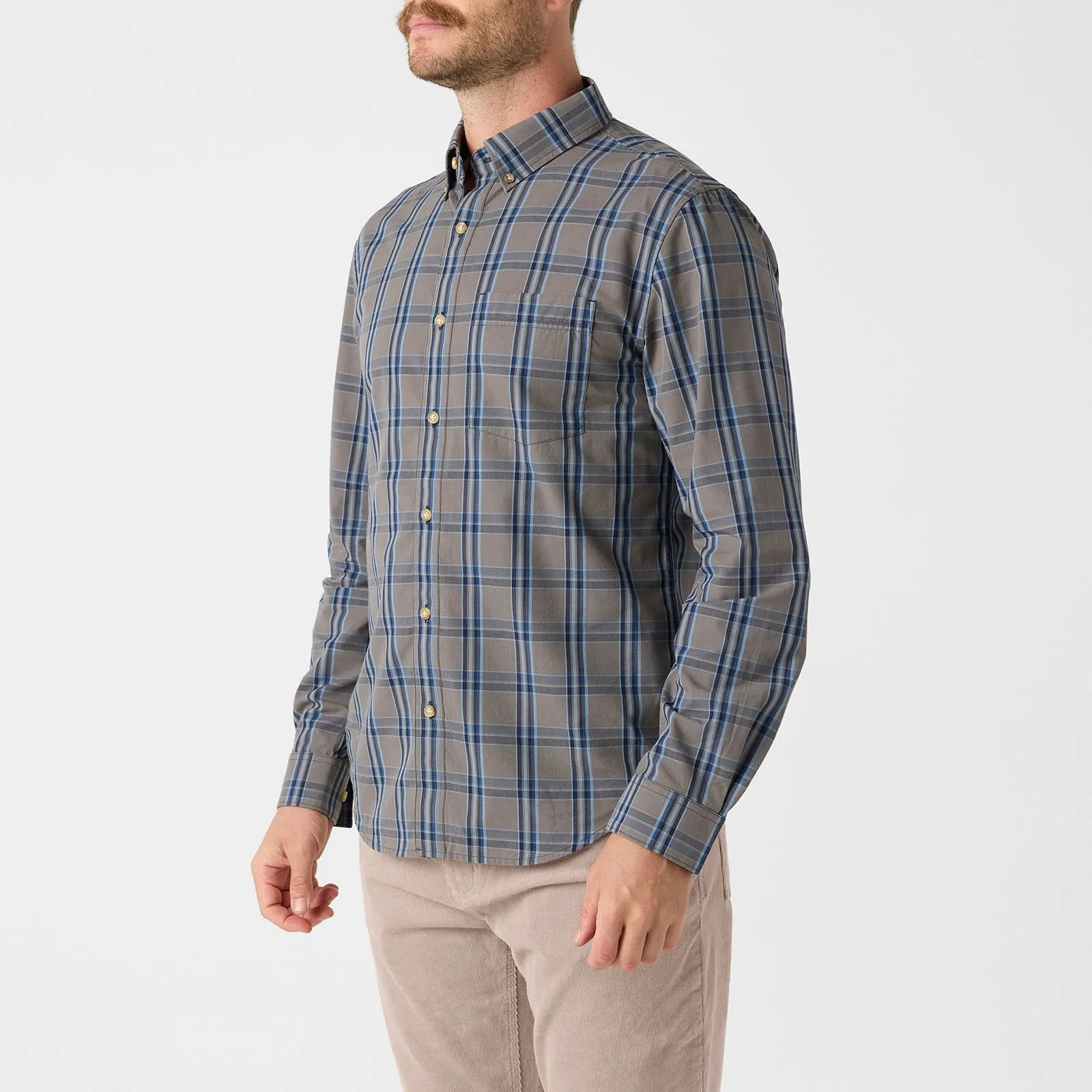 Men's Sutton Long Sleeve Woven Shirt