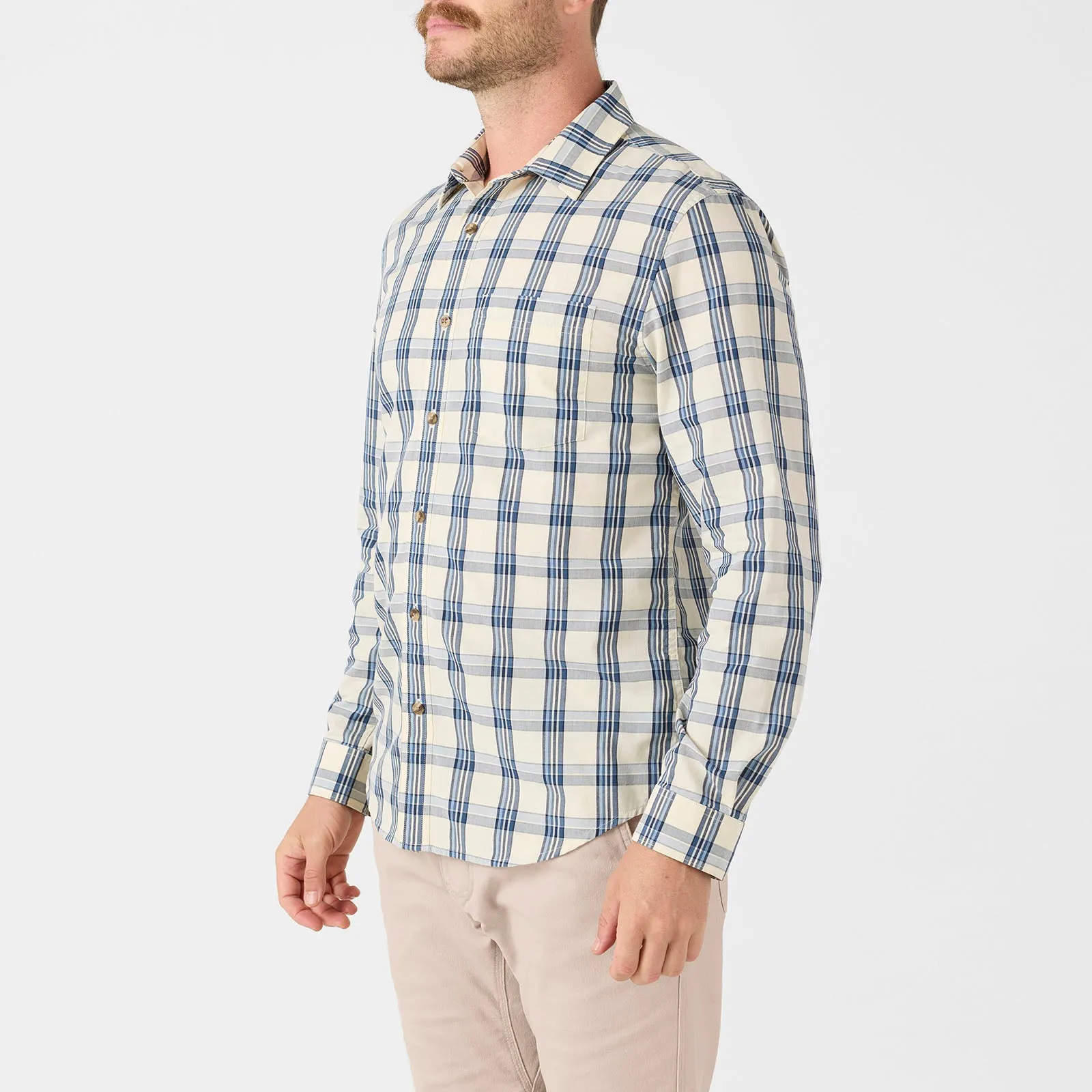 Men's Sutton Long Sleeve Woven Shirt