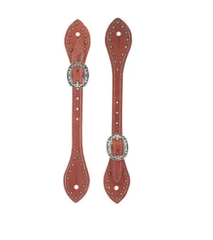 Men’s Weaver Leather Buttered Harness Canyon Rose Leather Spur Straps