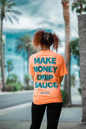 Mermaid Glitter Make Money Drip Sauce | Coral Tee