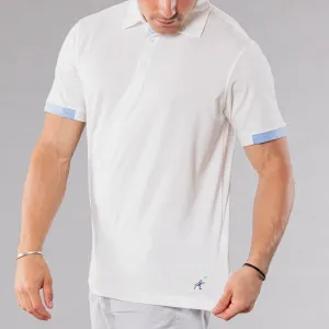 Michael's Solid Polo w/ Contrast Sleever