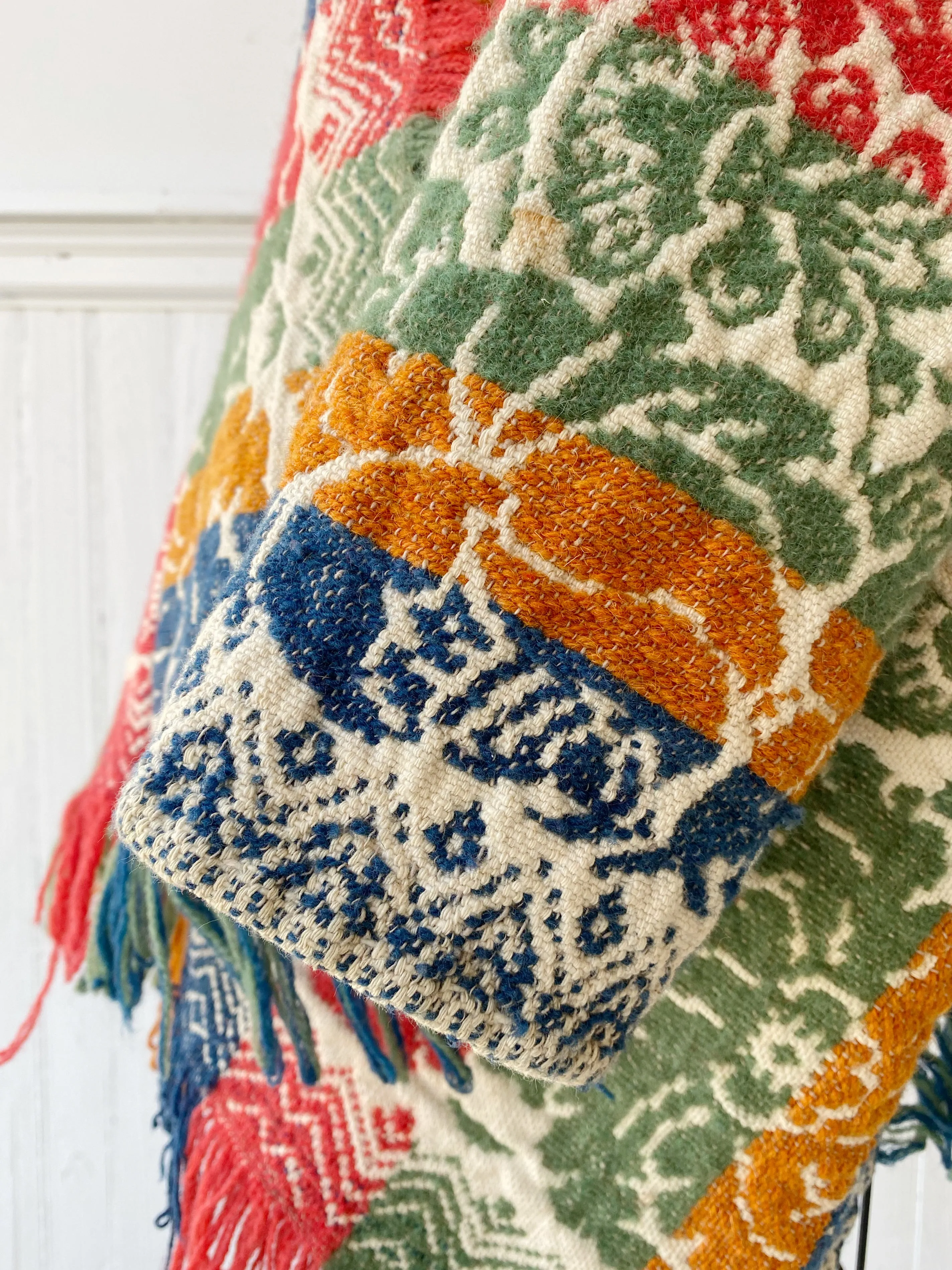 multi colored floral coverlet cocoon