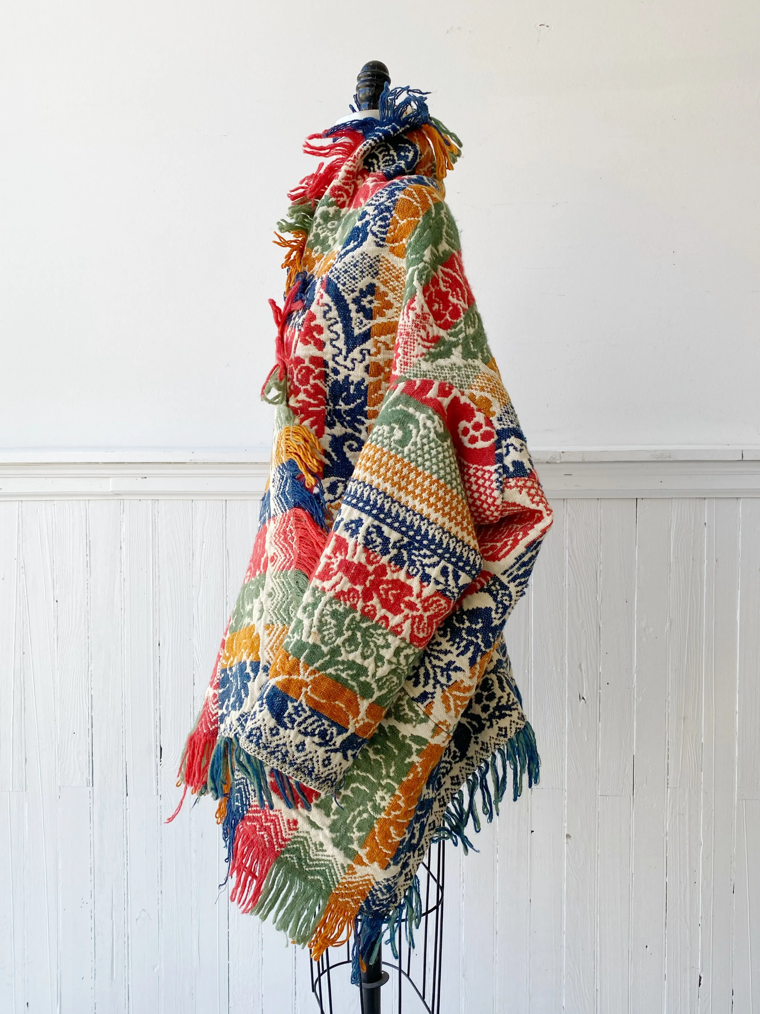 multi colored floral coverlet cocoon