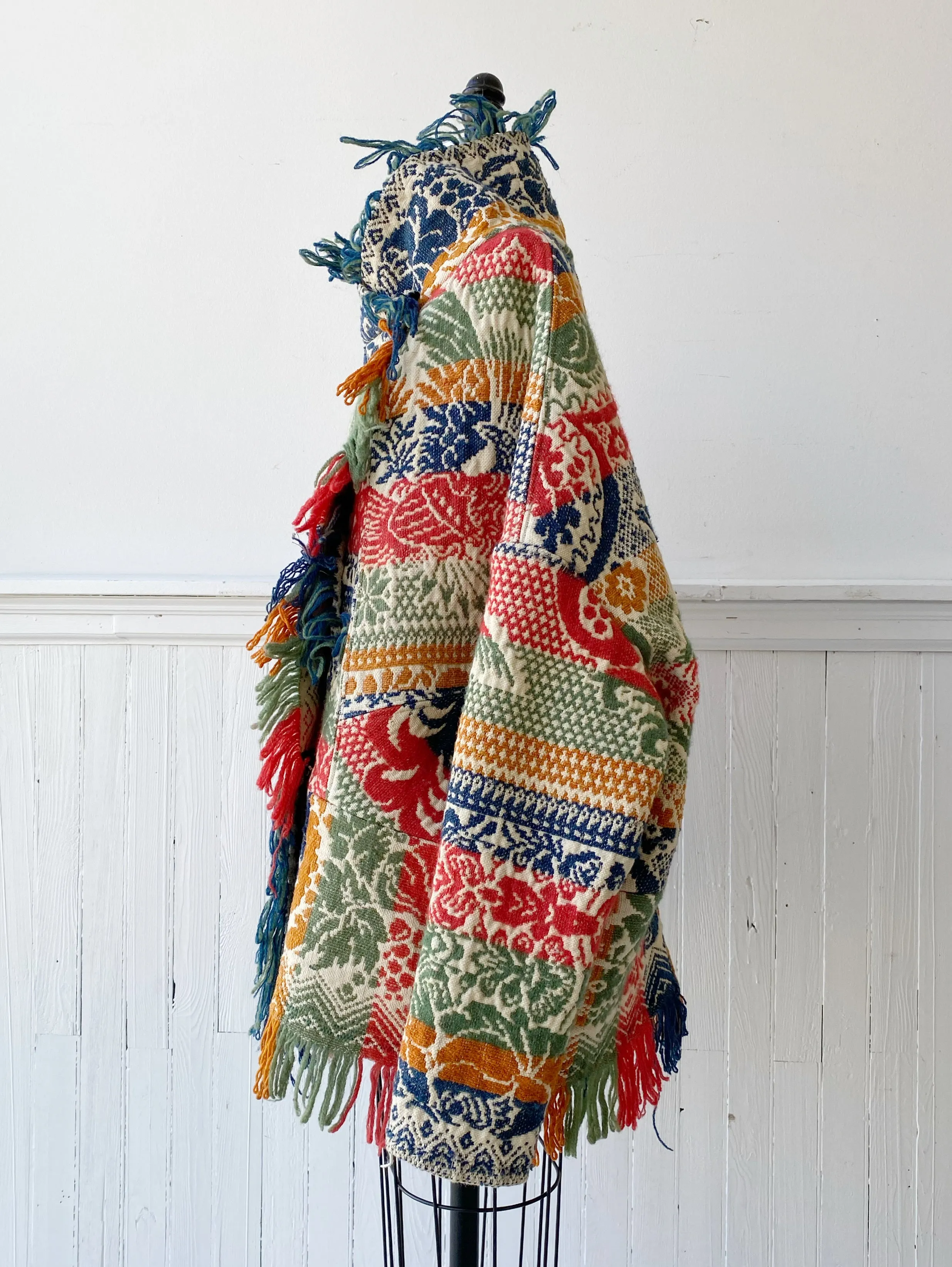 multi colored floral coverlet cocoon