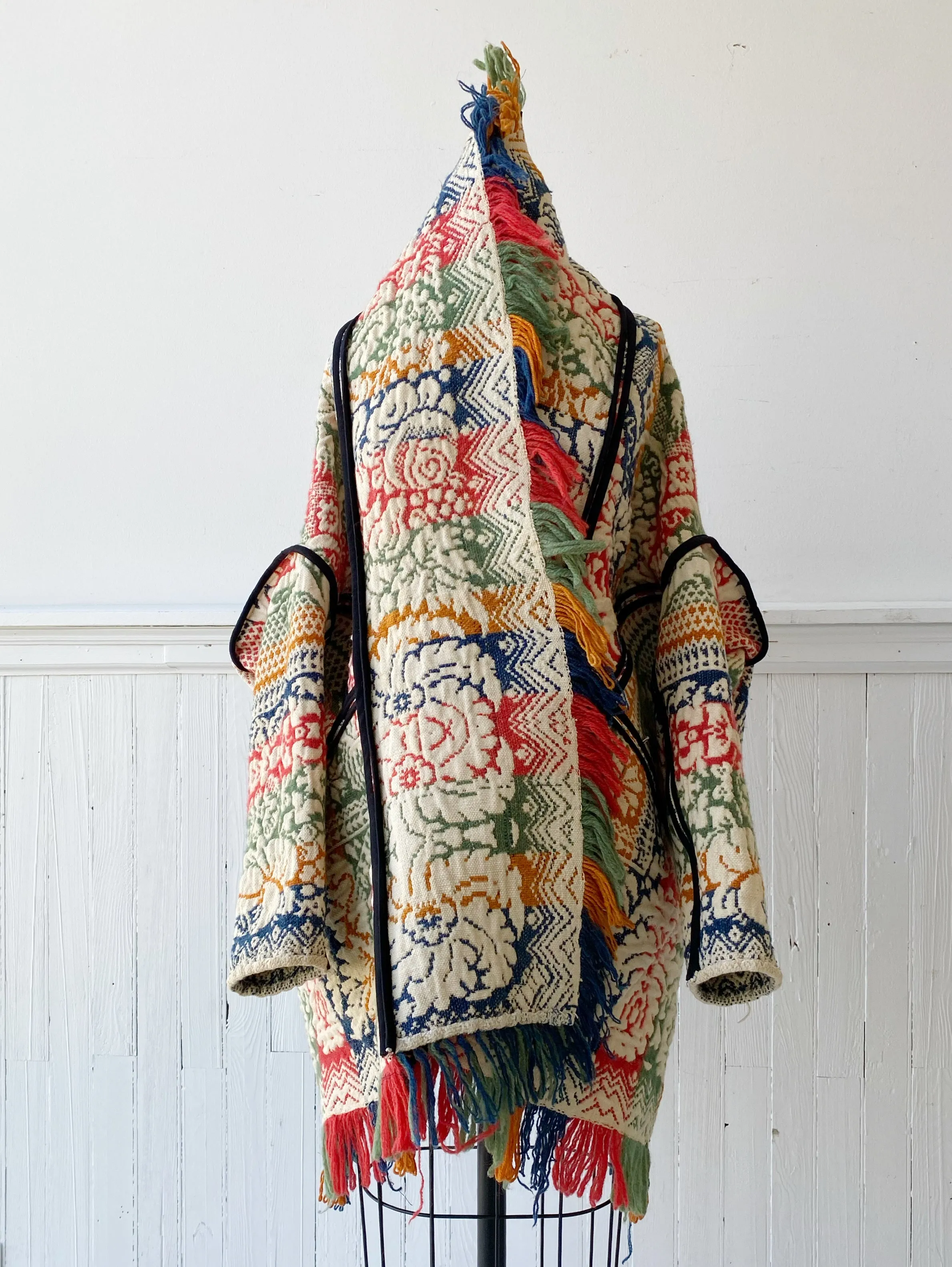 multi colored floral coverlet cocoon