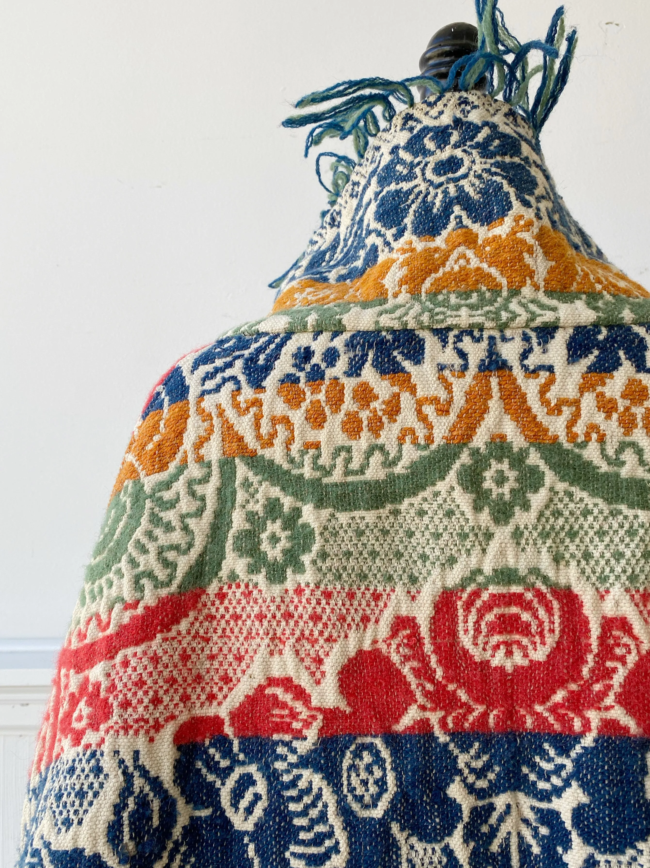 multi colored floral coverlet cocoon