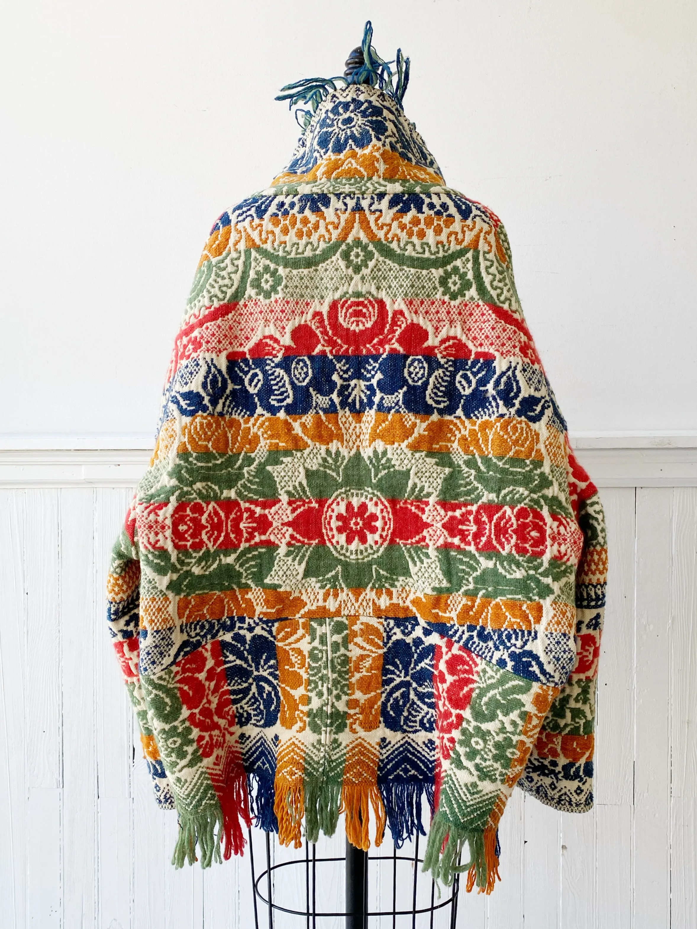 multi colored floral coverlet cocoon