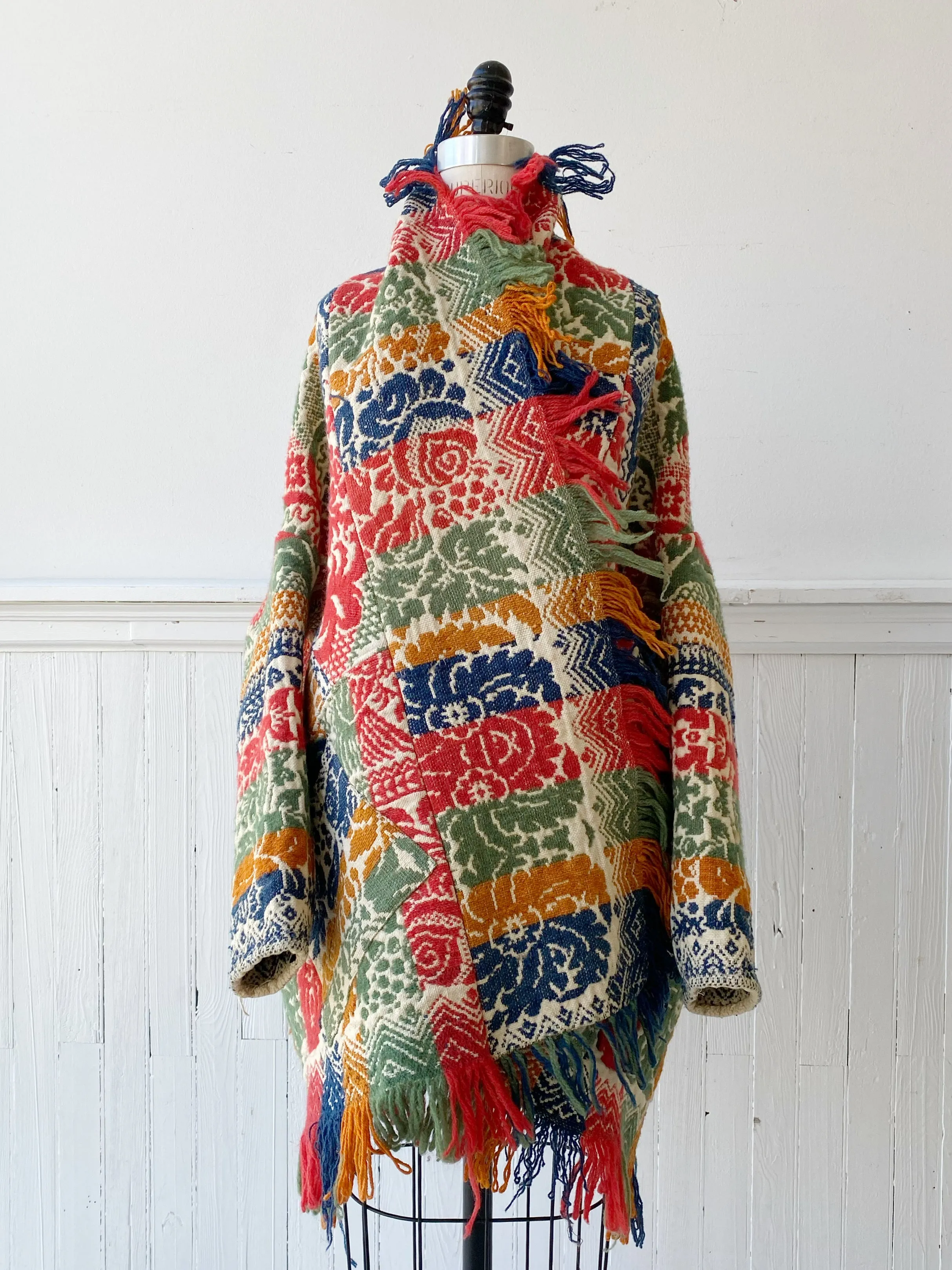 multi colored floral coverlet cocoon