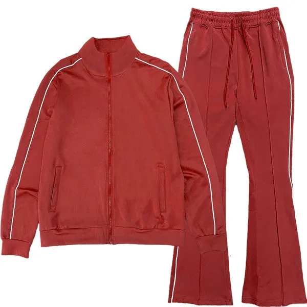 Noir Stripes Athletic Ensemble