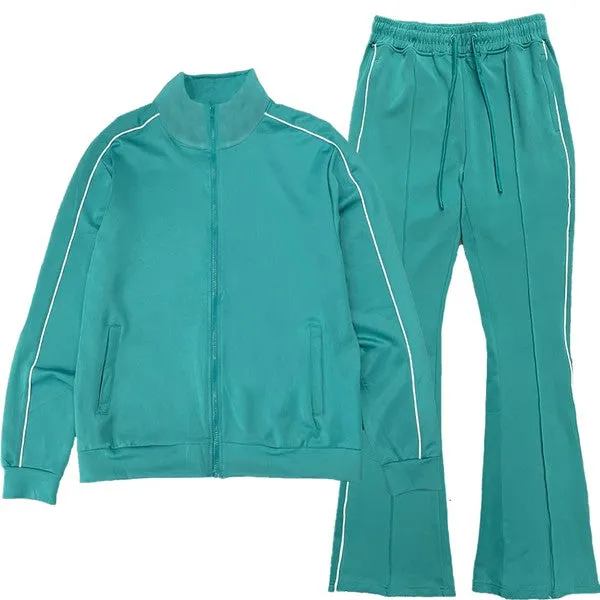 Noir Stripes Athletic Ensemble