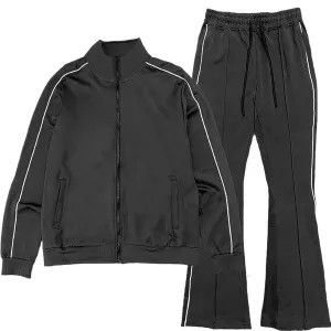 Noir Stripes Athletic Ensemble