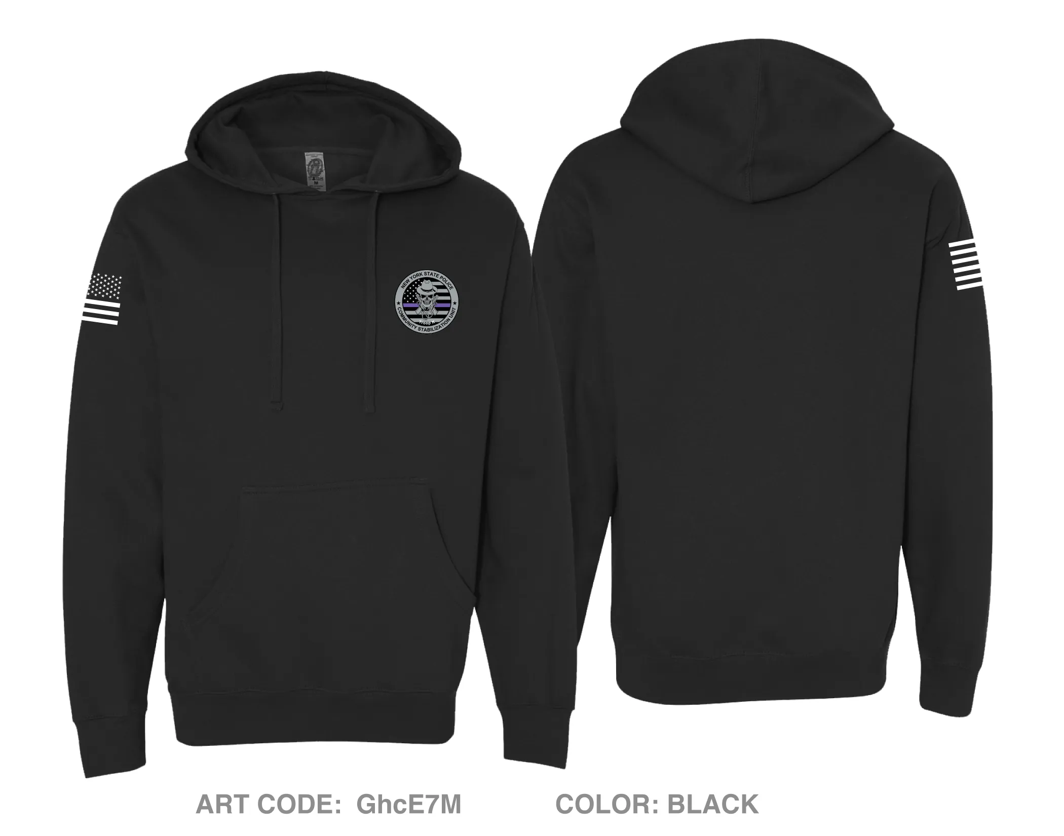 NYSP CSU Comfort Unisex Hooded Sweatshirt - GhcE7M