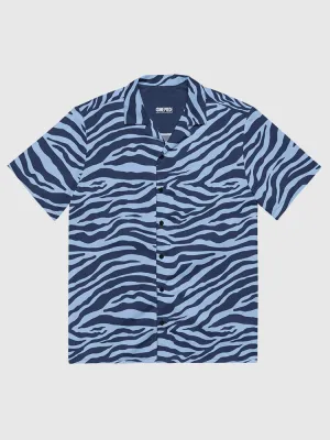 One Piece Zebra Button Up Shirt