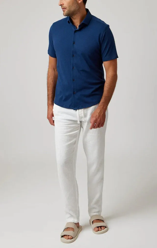 Origin Pique Short Sleeve - Navy