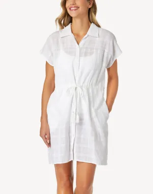 Paradise Button Up Cover Up