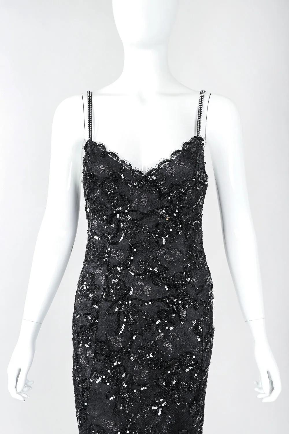 Parallèle Sequin Lace Cocktail Dress
