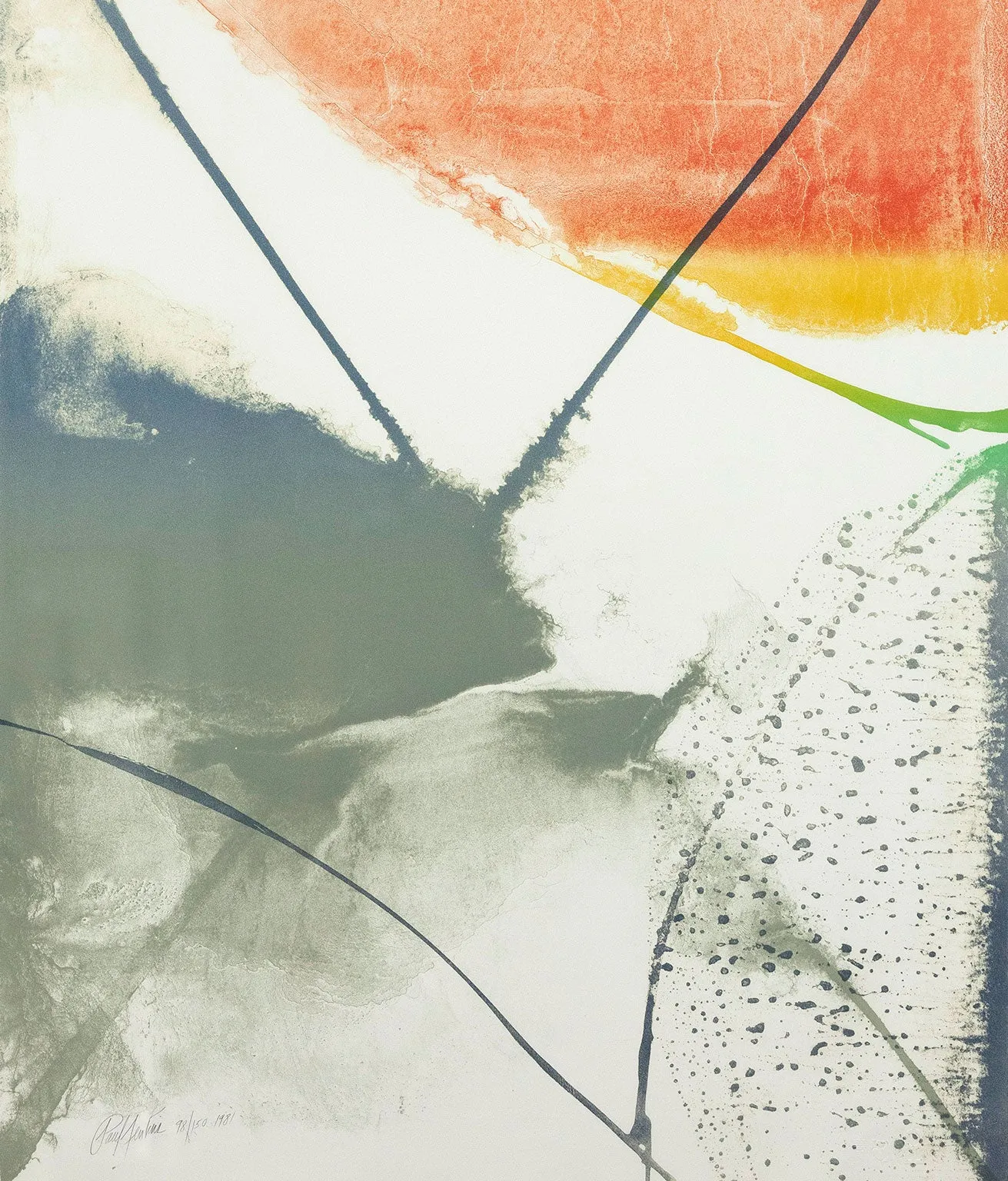 PAUL JENKINS "YORK SUMMER SOLSTICE", 1981