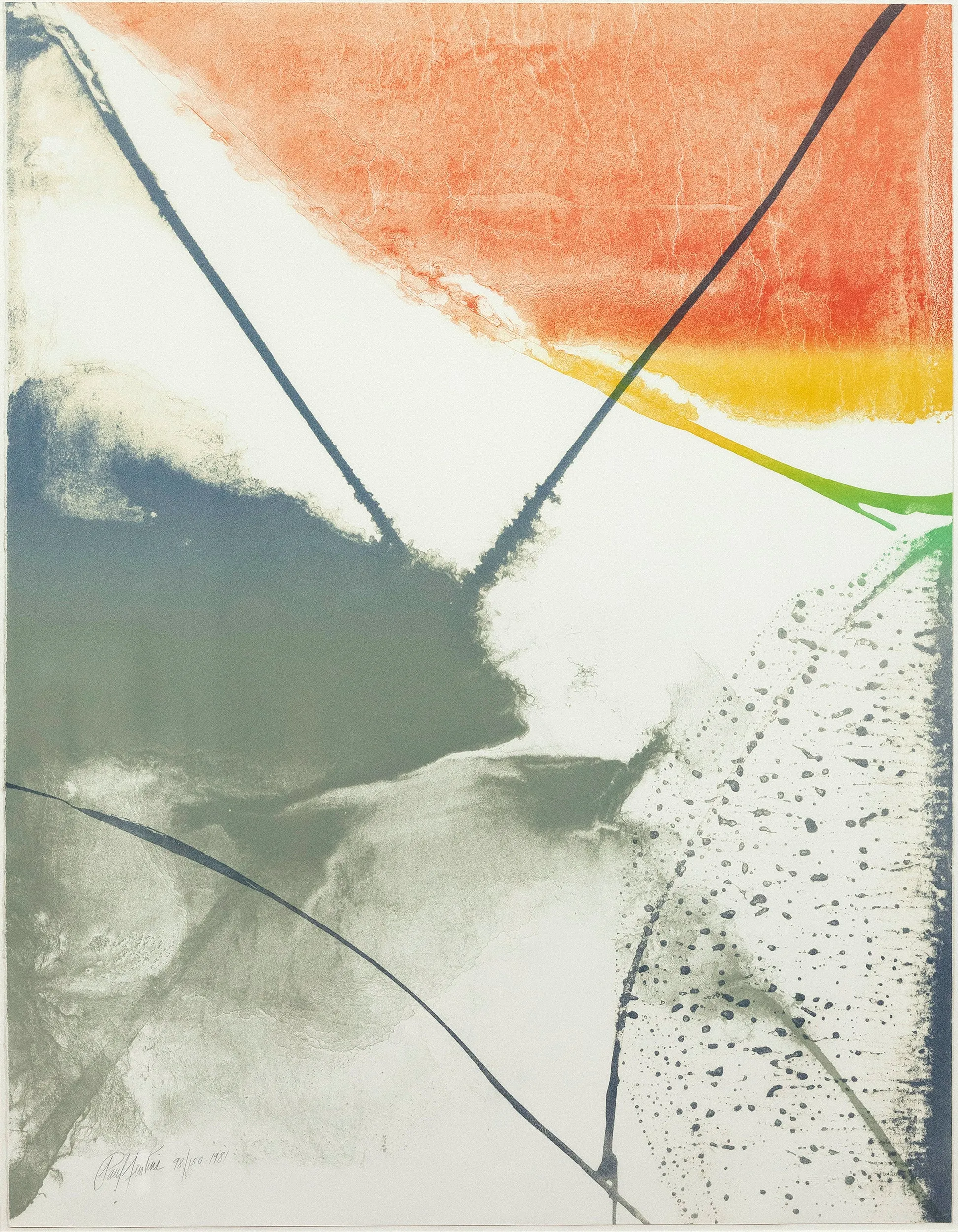 PAUL JENKINS "YORK SUMMER SOLSTICE", 1981