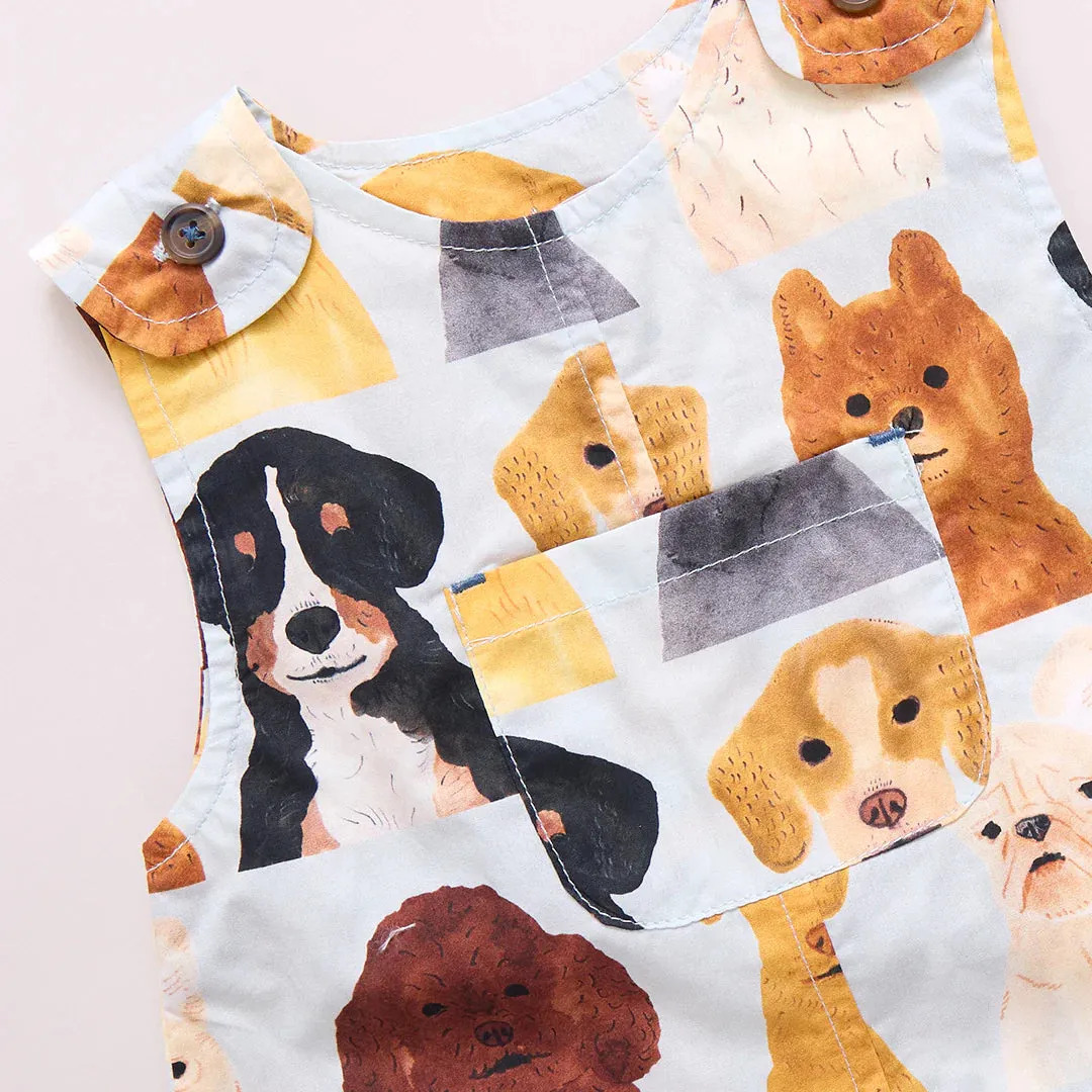 PINK CHICKEN Noah Jumper - Watercolor Dogs