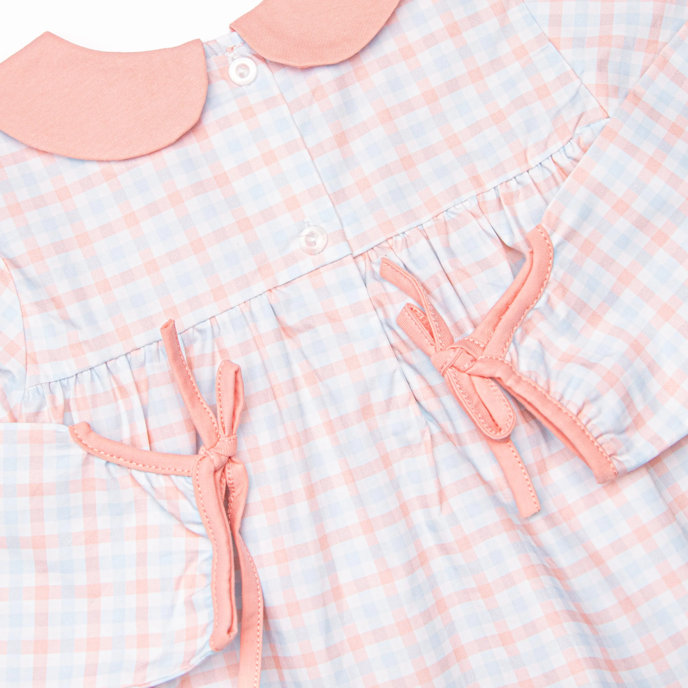 Plaid Promise Bloomer Set, Pink