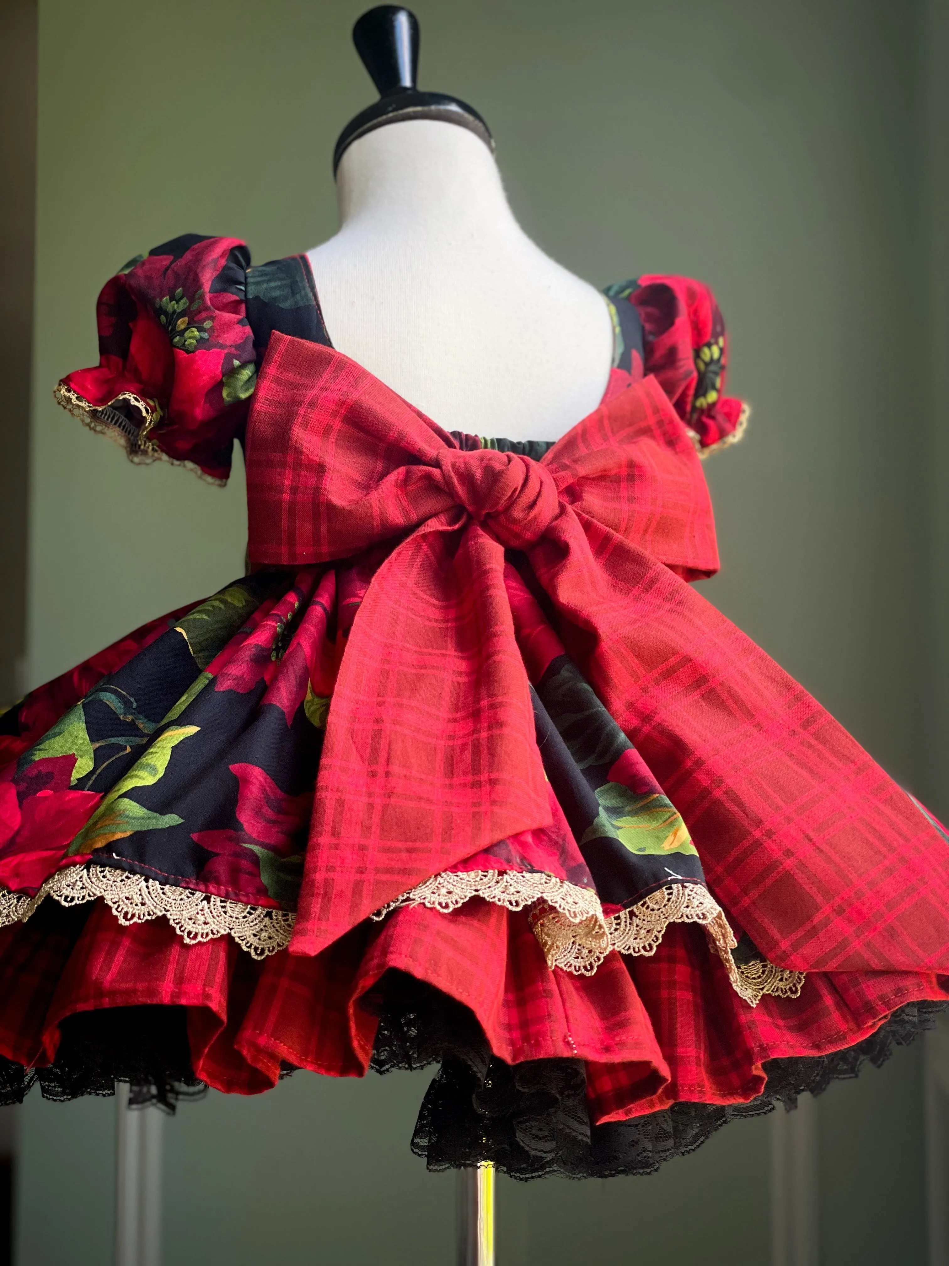 Poinsettias Dress
