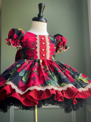 Poinsettias Dress